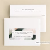 "Artsy Minimal" - Wedding Thank You Cards in Forest by Melanie Severin - FREE Recipient Addressing
