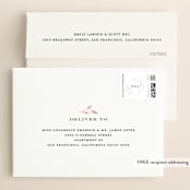 "Emblem" - Wedding Thank You Cards in Petal by Kimberly FitzSimons - FREE Recipient Addressing