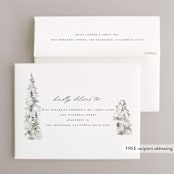 "Grand Escape" - Wedding Thank You Cards in Stone by Petra Kern - FREE Recipient Addressing