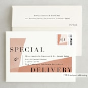 "Magazine Serif" - Wedding Thank You Cards in Sand Dunes by Elly - FREE Recipient Addressing