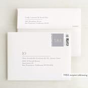 "Legacy" - Wedding Thank You Cards in Pebble by Leia Matt - FREE Recipient Addressing