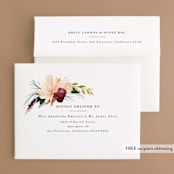 "rustic florals" - Wedding Thank You Cards in Garden by Kate Ahn - FREE Recipient Addressing