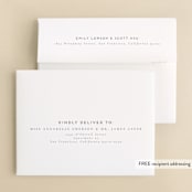 "Petalis" - Wedding Thank You Cards in Velvet by Christie Garcia - FREE Recipient Addressing