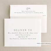 "And here we are" - Wedding Thank You Cards in Marble by Lea Delaveris - FREE Recipient Addressing