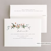 "The Field Of Love" - Wedding Thank You Cards in Evergreen by Petra Kern - FREE Recipient Addressing