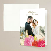 "Delightful" - Wedding Thank You Cards in Delight by Phrosné Barwood - Front