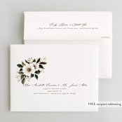 "A Garden Wedding" - Wedding Thank You Cards in Magnolia by Chris Griffith - FREE Recipient Addressing