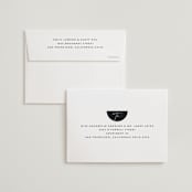 "Kenai" - Wedding Thank You Cards in Shadow by Carly Reed Walker - FREE Recipient Addressing