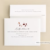 "Serenata" - Wedding Thank You Cards in Sage by Petra Kern - FREE Recipient Addressing