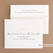 "Overjoyed" - Wedding Thank You Cards in Almond by Jill Means - FREE Recipient Addressing
