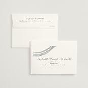"Rings" - Wedding Thank You Cards in Natural by Alethea and Ruth - FREE Recipient Addressing