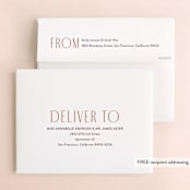"Retro Grid" - Wedding Thank You Cards in Sunset by Simona Camp - FREE Recipient Addressing