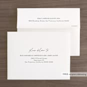 "gallery" - Wedding Thank You Cards in Mojito by Lindsay Megahed - FREE Recipient Addressing