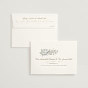 "Wild Flora" - Wedding Thank You Cards in Meadow by Kristen Smith - FREE Recipient Addressing