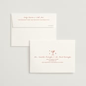 "Chic Soirée" - Wedding Thank You Cards in Verona Sunset by Cass Loh - FREE Recipient Addressing