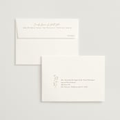 "kouignette" - Wedding Thank You Cards in Chiffon by chocomocacino - FREE Recipient Addressing