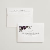 "Fleur" - Wedding Thank You Cards in Iris by Lori Wemple - FREE Recipient Addressing