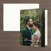 "Sparkle + Shine" - Wedding Thank You Cards in Golden by Kristie Kern - Front