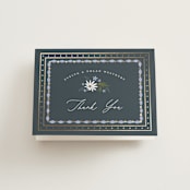 "Sadie" - Wedding Thank You Cards in Periwinkle by Erin German - Front