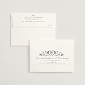 "Sadie" - Wedding Thank You Cards in Periwinkle by Erin German - FREE Recipient Addressing