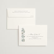 "Climbing Florals" - Wedding Thank You Cards in Sapphire by Olivia Raufman - FREE Recipient Addressing