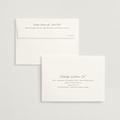 "Aperol" - Wedding Thank You Cards in Chiffon by Kristie Kern - FREE Recipient Addressing