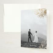 "fairytale dust" - Wedding Thank You Cards in Midnight by Phrosné Barwood - Front