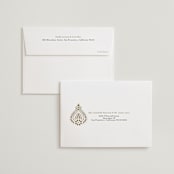 "Henna Stamp" - Wedding Thank You Cards in Champagne by Oma N. Ramkhelawan - FREE Recipient Addressing