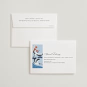 "kimono" - Wedding Thank You Cards in Ocean by Elly - FREE Recipient Addressing