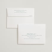 "waves" - Wedding Thank You Cards in Aqua by Jessie Steury - FREE Recipient Addressing