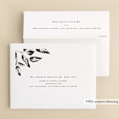 "Halcyon" - Wedding Thank You Cards in Tuxedo by Leah Bisch - FREE Recipient Addressing