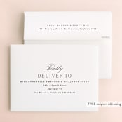 "Initially Yours" - Wedding Thank You Cards in Salt by Hooray Creative - FREE Recipient Addressing