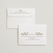 "Baroque" - Wedding Thank You Cards in Cream by Jen Owens - FREE Recipient Addressing