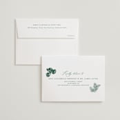 "The Greenhouse" - Wedding Thank You Cards in Seagreen by Elly - FREE Recipient Addressing