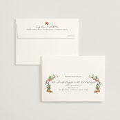 "Tropica" - Wedding Thank You Cards in Papaya by Susan Moyal - FREE Recipient Addressing