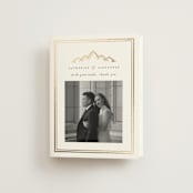 "Summit Serenity" - Wedding Thank You Cards in Quartz by Ana de Sousa - Front