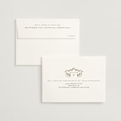 "Summit Serenity" - Wedding Thank You Cards in Quartz by Ana de Sousa - FREE Recipient Addressing
