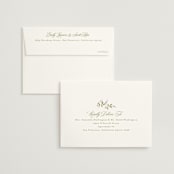 "Marmont" - Wedding Thank You Cards in Lilac by Kristie Kern - FREE Recipient Addressing