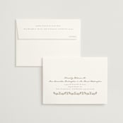 "Manuet" - Wedding Thank You Cards in Vanilla by Petra Kern - FREE Recipient Addressing