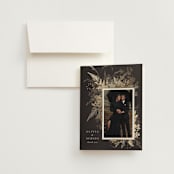 "Garden" - Wedding Thank You Cards in Mahogany by Leah Bisch - Front