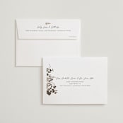 "Garden" - Wedding Thank You Cards in Mahogany by Leah Bisch - FREE Recipient Addressing