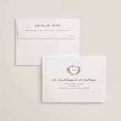 "Heritage" - Wedding Thank You Cards in Honeysuckle by Leah Bisch - FREE Recipient Addressing