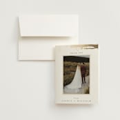 "Modern Serene" - Wedding Thank You Cards in Blush by Hannah Williams - Front