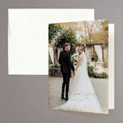 "glitter arch" - Wedding Thank You Cards in Champagne by Design Lotus - Front