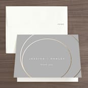 "lili" - Wedding Thank You Cards in Ash by Lori Wemple - Front