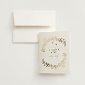 "In the country" - Wedding Thank You Cards in Forest by Paper Sun Studio - Front