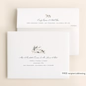 "Gilded" - Wedding Thank You Cards in Slate by Leah Bisch - FREE Recipient Addressing