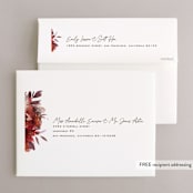 "Autumn Hymnal" - Wedding Thank You Cards in Blush by Leah Bisch - FREE Recipient Addressing