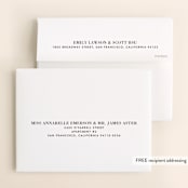 "Thrilling" - Wedding Thank You Cards in Snow by Design Lotus - FREE Recipient Addressing