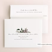 "Evergreen" - Wedding Thank You Cards in Shamrock by Leah Bisch - FREE Recipient Addressing